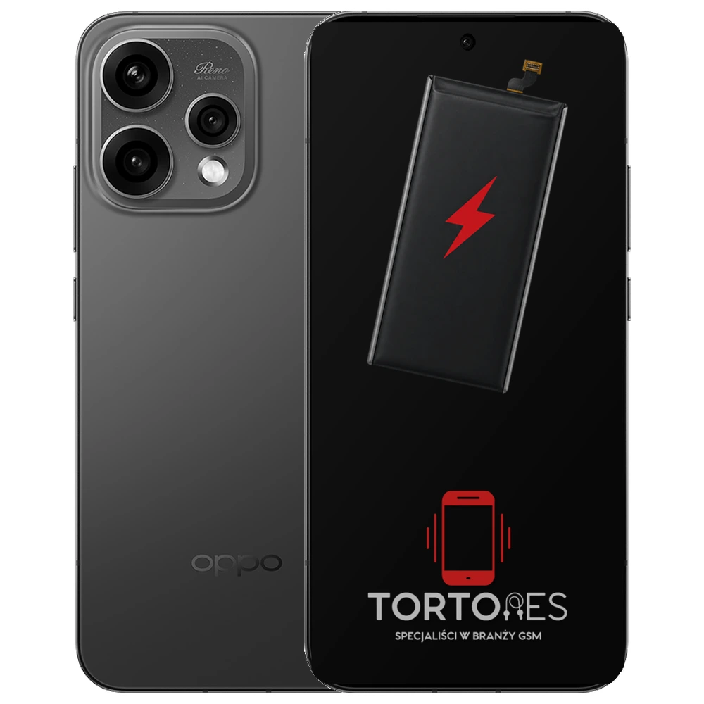 OPPO Reno15 5G z ilustracją baterii - wymiana baterii
