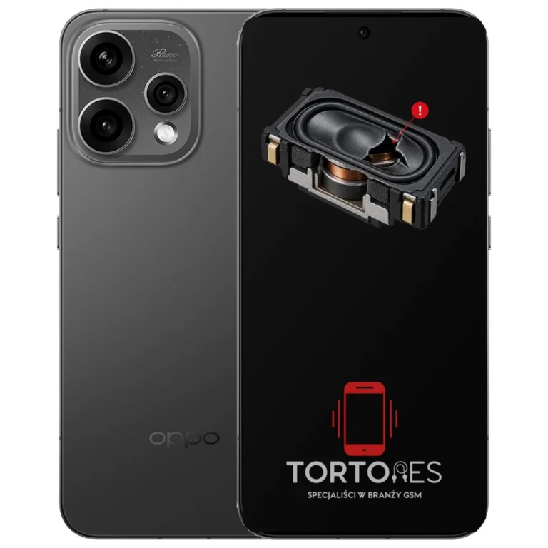 OPPO Reno15 5G z symbolem głośnika multimedialnego - wymiana głośnika multimedialnego