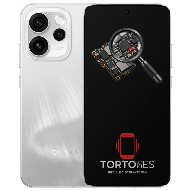 OPPO Reno15 Pro 5G z symbolem diagnostyki - diagnoza telefonu