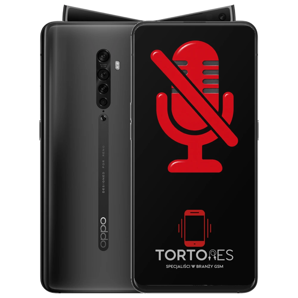 OPPO Reno2 z symbolem mikrofonu - naprawa mikrofonu