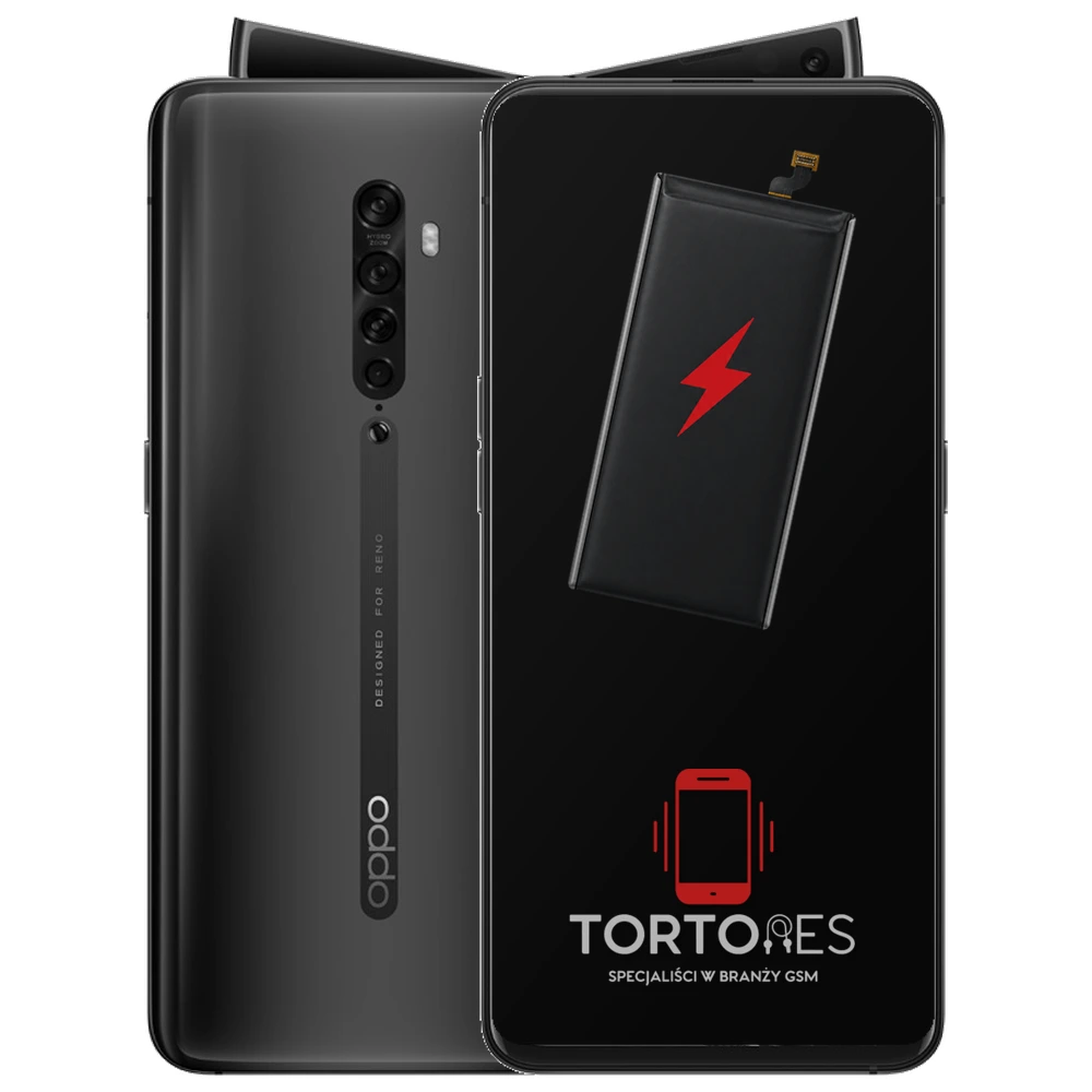 OPPO Reno2 z ilustracją baterii - wymiana baterii