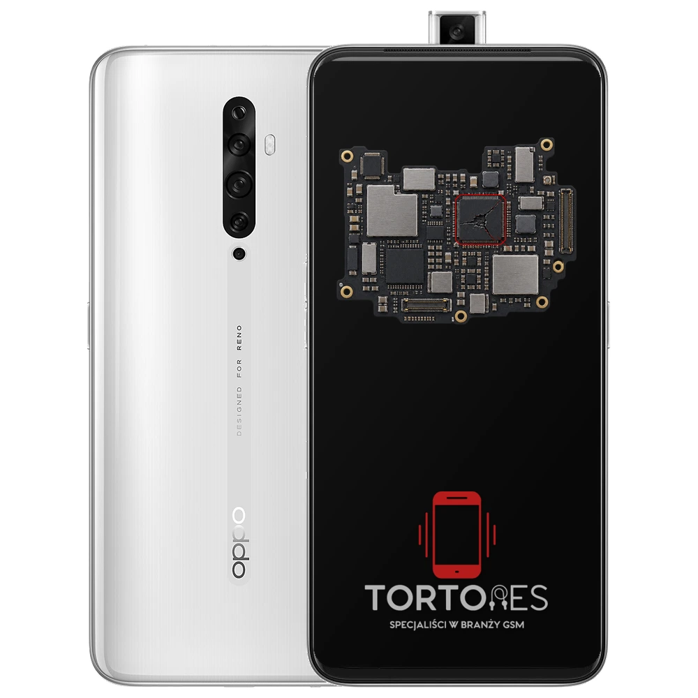 OPPO Reno2 Z z ilustracją płyty głównej - naprawa płyty głównej