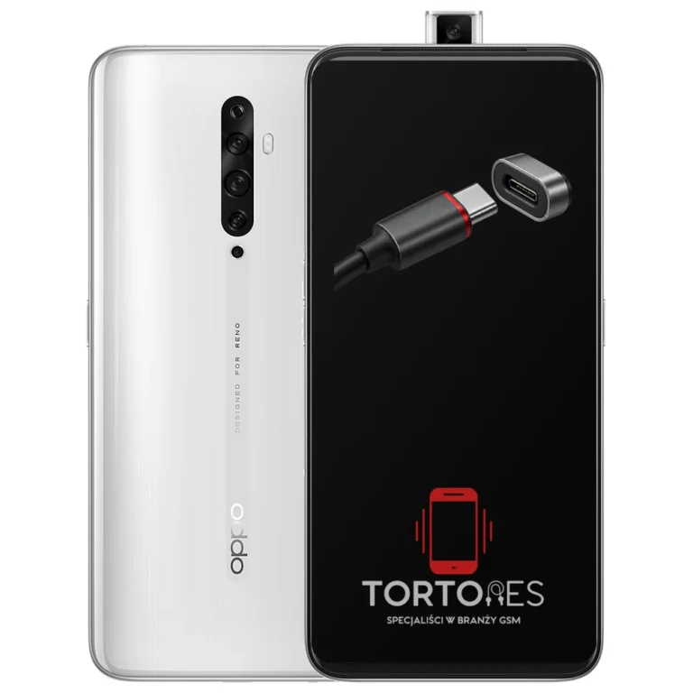 OPPO Reno2 Z z ilustracją złącza ładowania - naprawa złącza ładowania