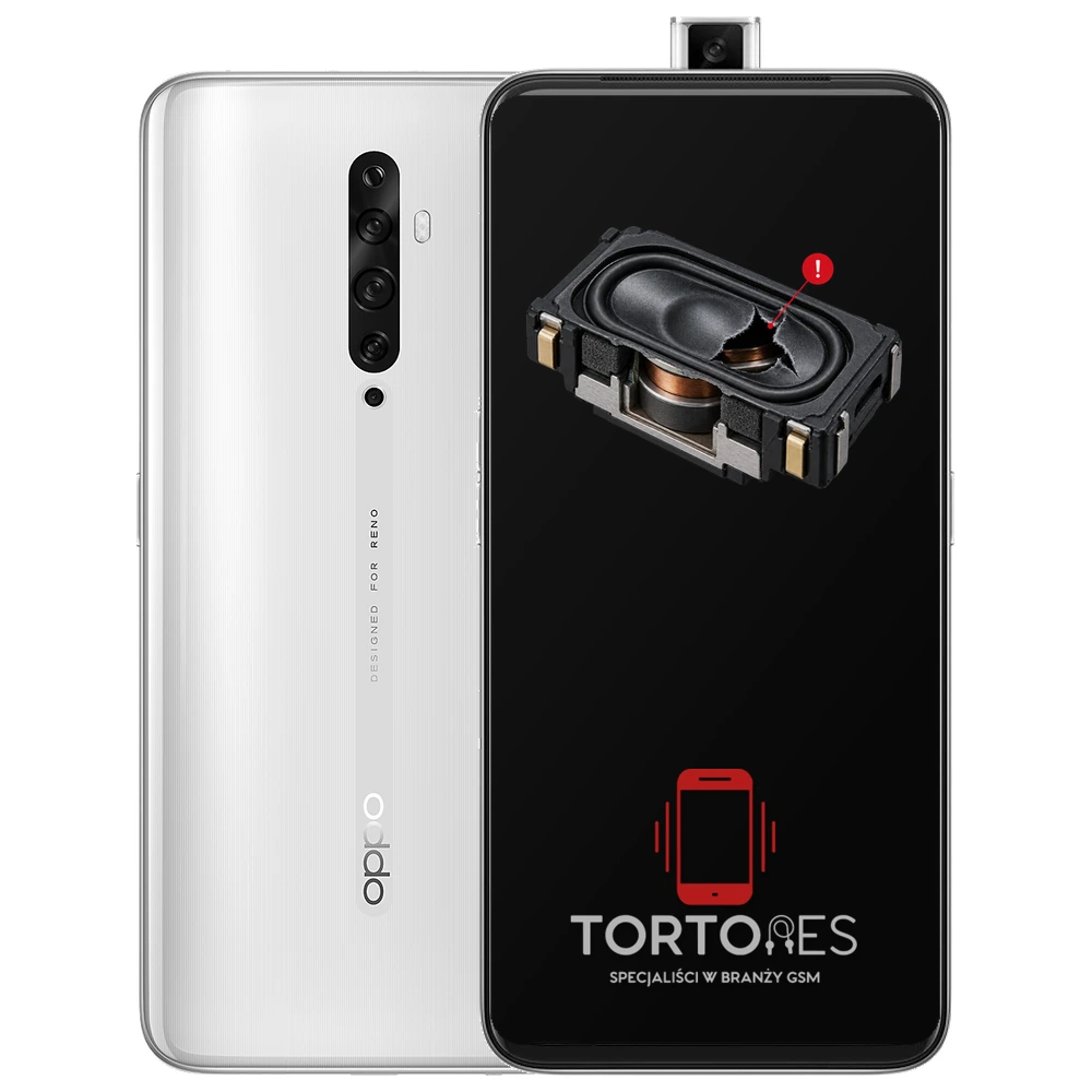 OPPO Reno2 Z z symbolem głośnika multimedialnego - wymiana głośnika multimedialnego