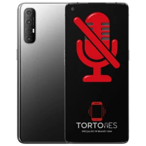 OPPO Reno3 Pro 5G z symbolem mikrofonu - naprawa mikrofonu