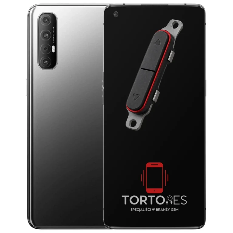 OPPO Reno3 Pro 5G z symbolem przycisków - naprawa przycisków włączania i głośności