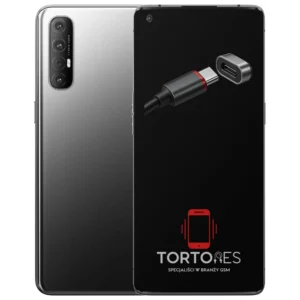 OPPO Reno3 Pro 5G z ilustracją złącza ładowania - naprawa złącza ładowania