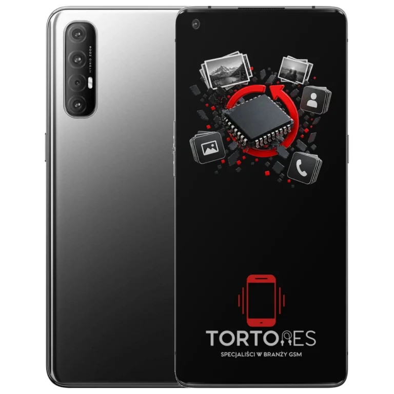 OPPO Reno3 Pro 5G z ilustracją odzyskiwania danych - odzyskiwanie danych
