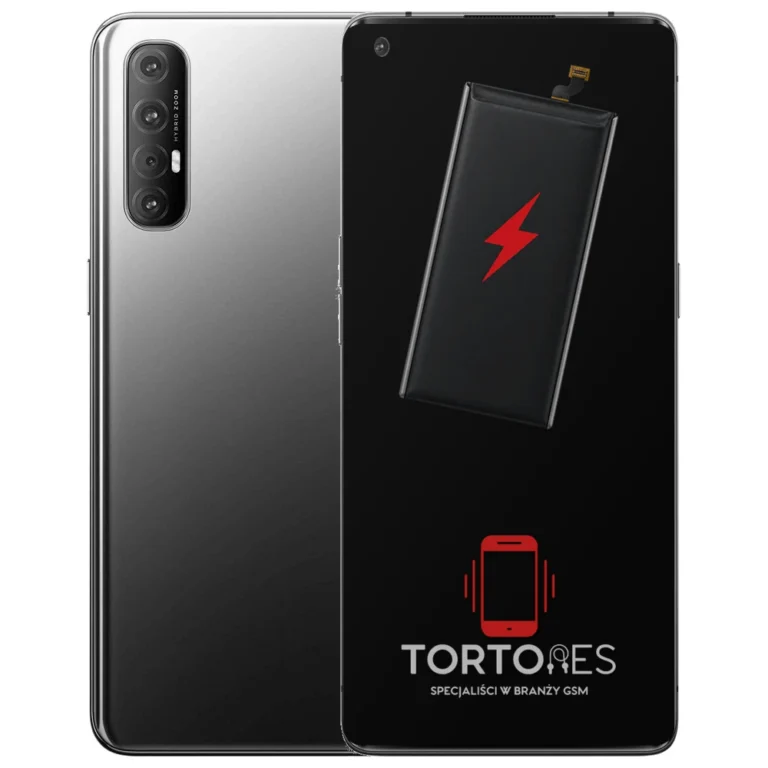 OPPO Reno3 Pro 5G z ilustracją baterii - wymiana baterii