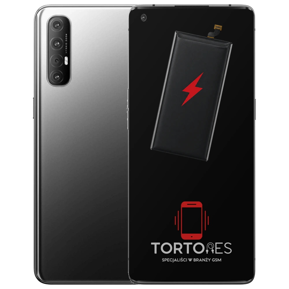 OPPO Reno3 Pro 5G z ilustracją baterii - wymiana baterii