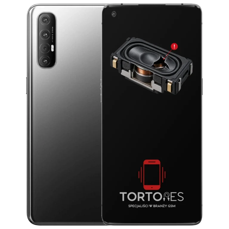 OPPO Reno3 Pro 5G z symbolem głośnika multimedialnego - wymiana głośnika multimedialnego