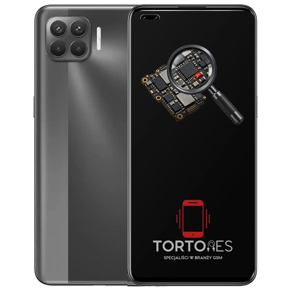 OPPO Reno4 Lite z symbolem diagnostyki - diagnoza telefonu