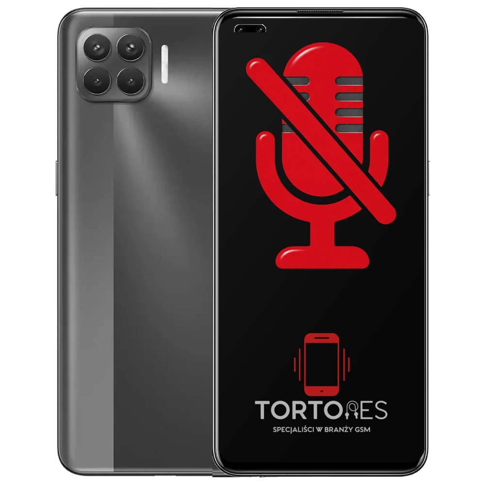 OPPO Reno4 Lite z symbolem mikrofonu - naprawa mikrofonu
