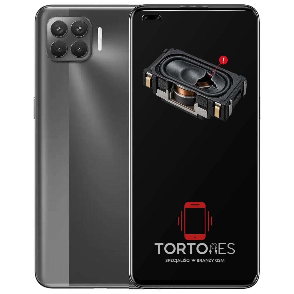 OPPO Reno4 Lite z symbolem głośnika multimedialnego - wymiana głośnika multimedialnego