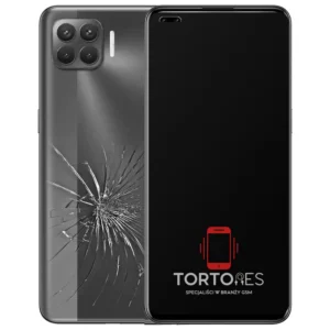 OPPO Reno4 Lite z ilustracją pękniętej tylnej klapki - wymiana zbitej klapki