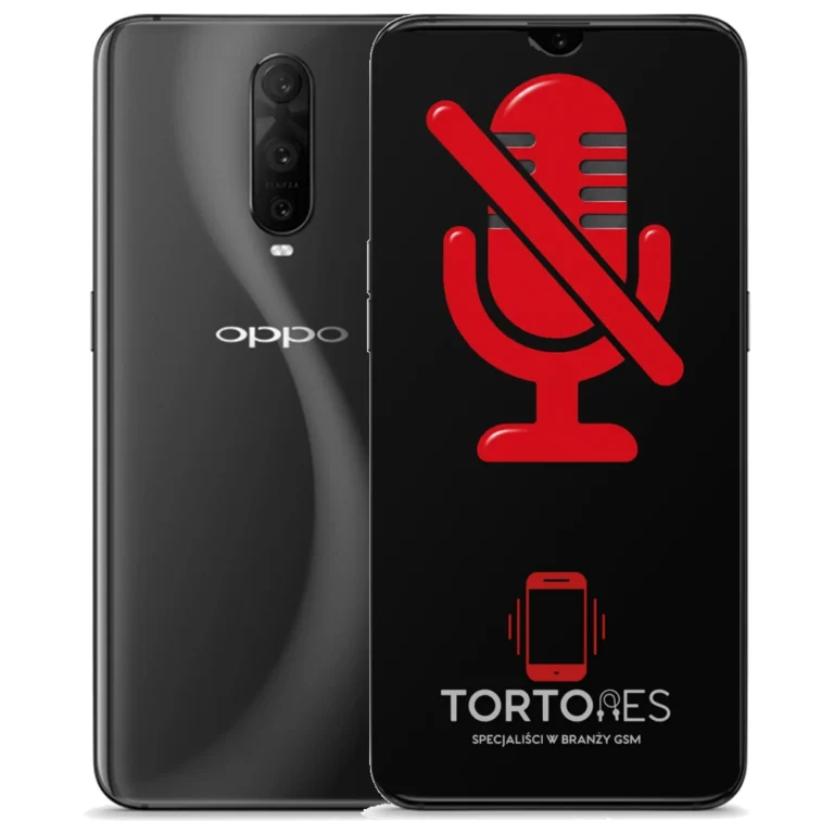 OPPO RX17 Pro z symbolem mikrofonu - naprawa mikrofonu