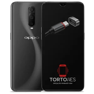 OPPO RX17 Pro z ilustracją złącza ładowania - naprawa złącza ładowania