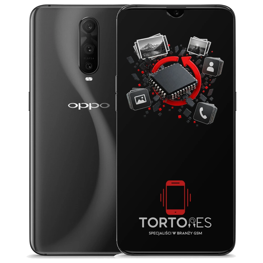 OPPO RX17 Pro z ilustracją odzyskiwania danych - odzyskiwanie danych
