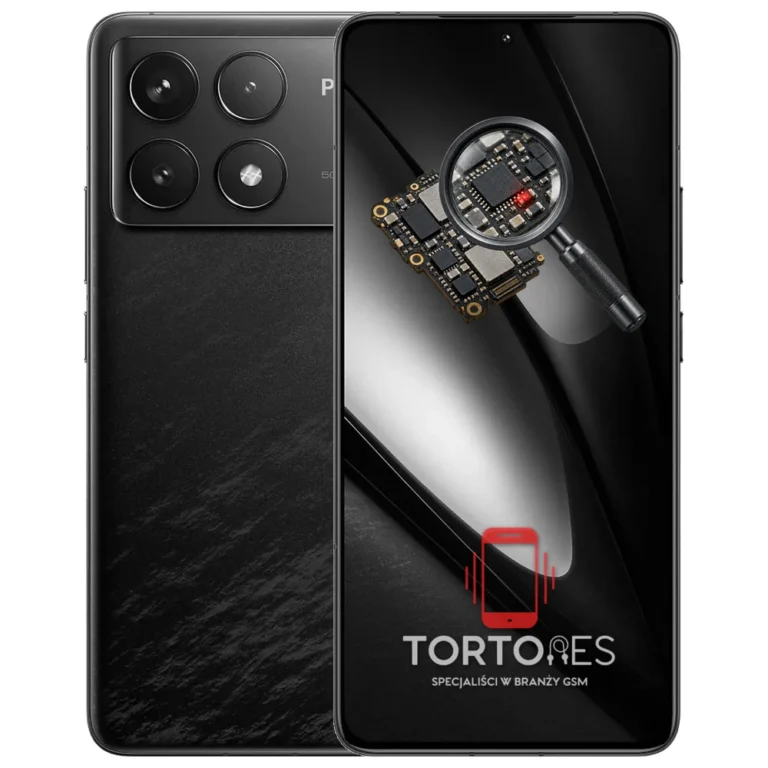 POCO F6 Pro z symbolem diagnostyki - diagnoza telefonu