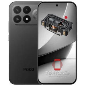 POCO F9 Pro z symbolem głośnika multimedialnego - wymiana głośnika multimedialnego