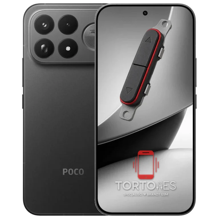 POCO F9 Ultra z symbolem przycisków - naprawa przycisków włączania i głośności