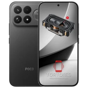 POCO F9 Ultra z symbolem głośnika multimedialnego - wymiana głośnika multimedialnego