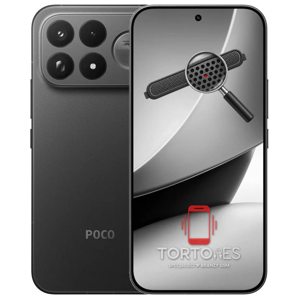 POCO F9 Ultra z symbolem głośnika rozmów - wymiana głośnika rozmów