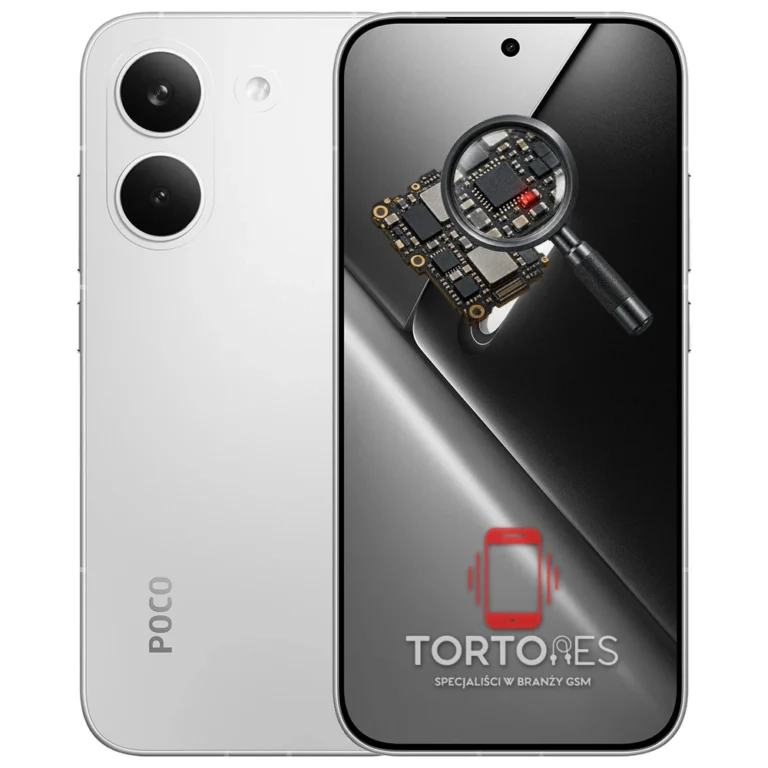 POCO X8 Pro z symbolem diagnostyki - diagnoza telefonu