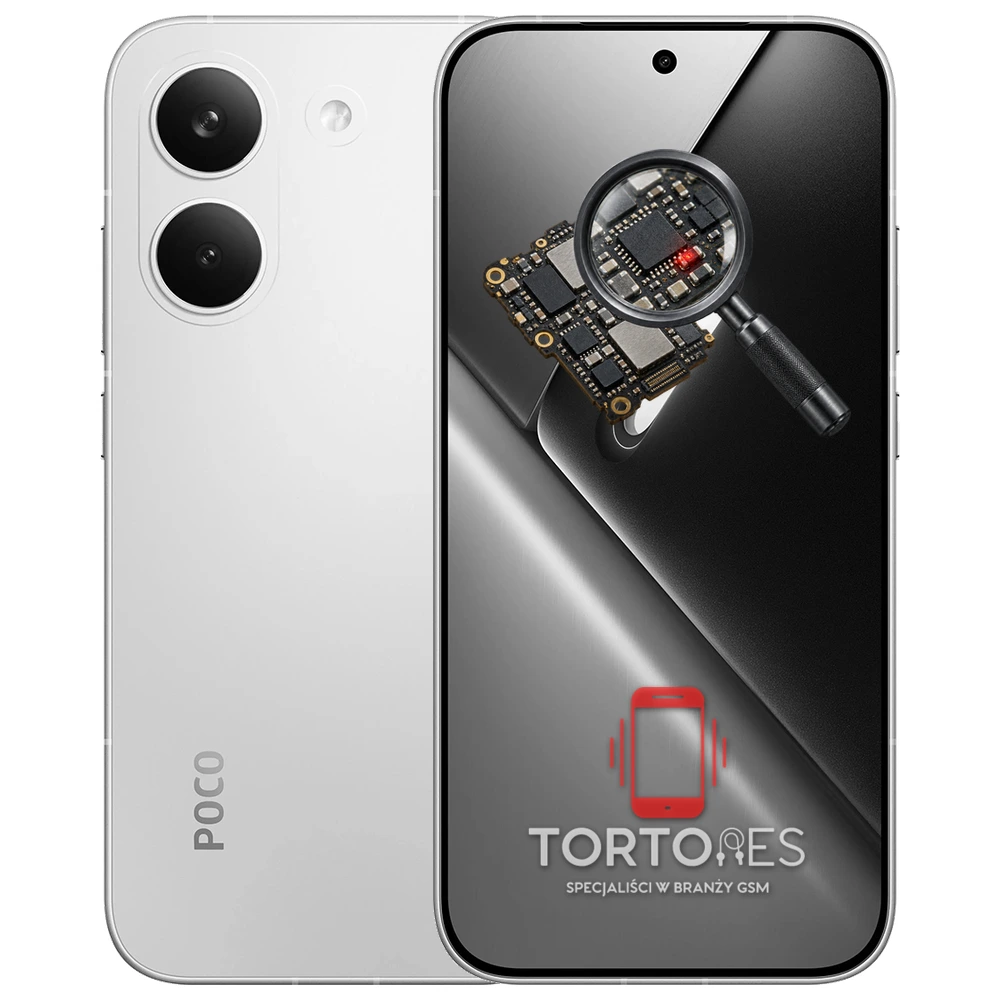 POCO X8 Pro z symbolem diagnostyki - diagnoza telefonu