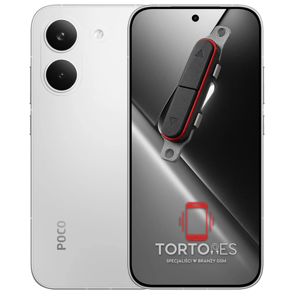 POCO X8 Pro z symbolem przycisków - naprawa przycisków włączania i głośności