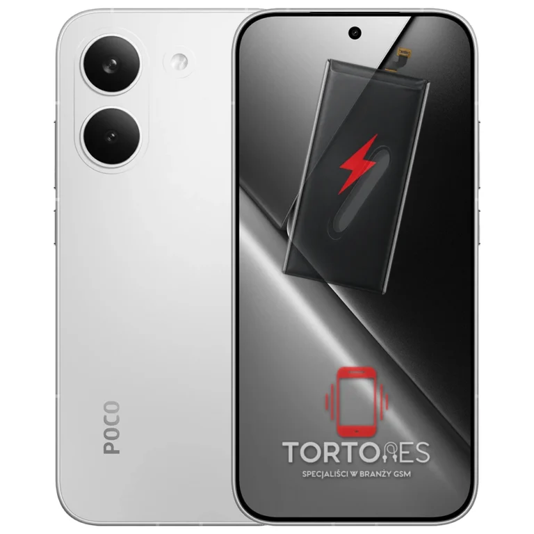 POCO X8 Pro z ilustracją baterii - wymiana baterii