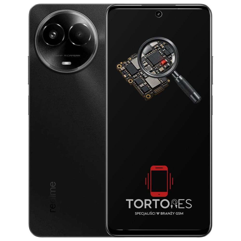 Realme 11 5G (global/EU) z symbolem diagnostyki - diagnoza telefonu