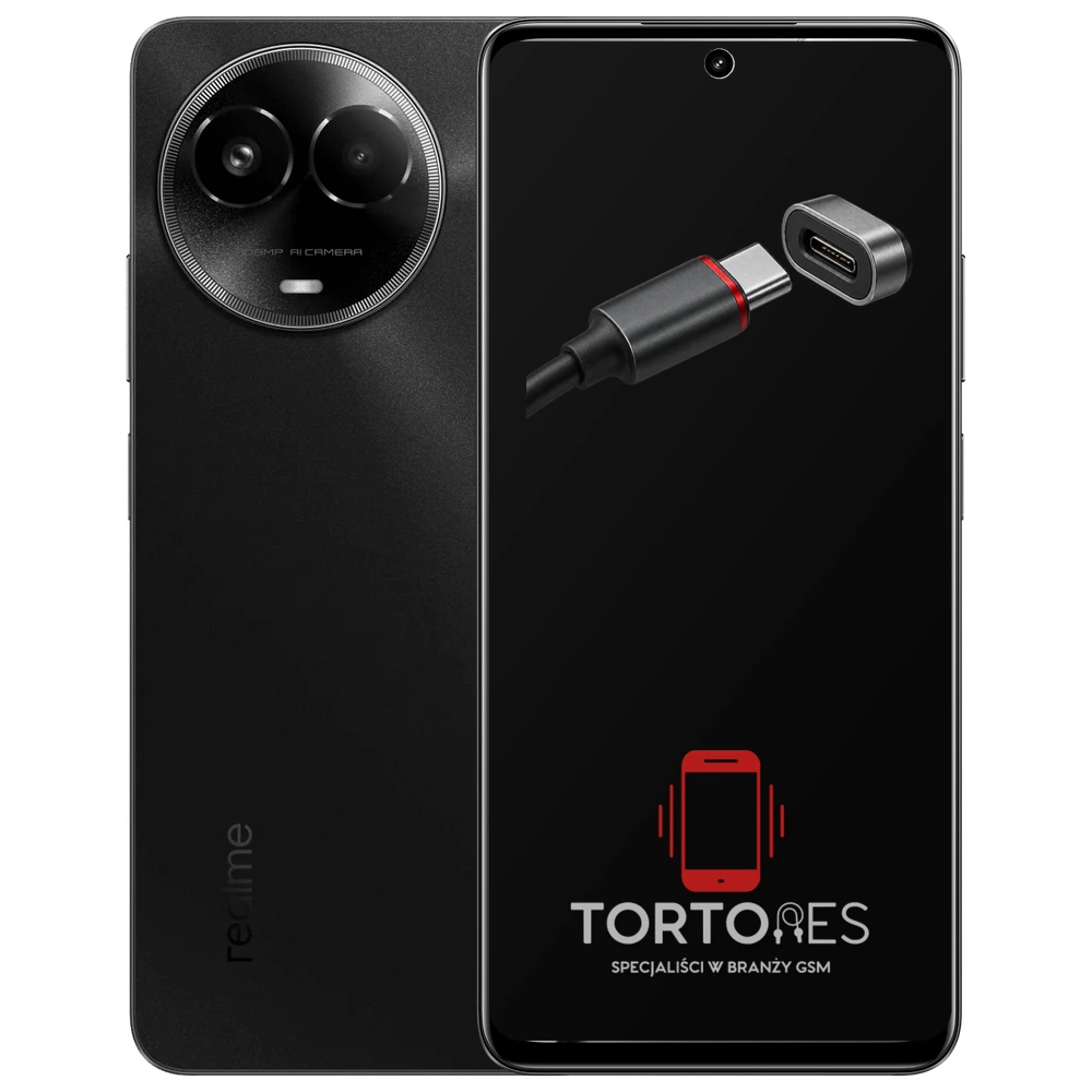Realme 11 5G (global/EU) z ilustracją złącza ładowania - naprawa złącza ładowania