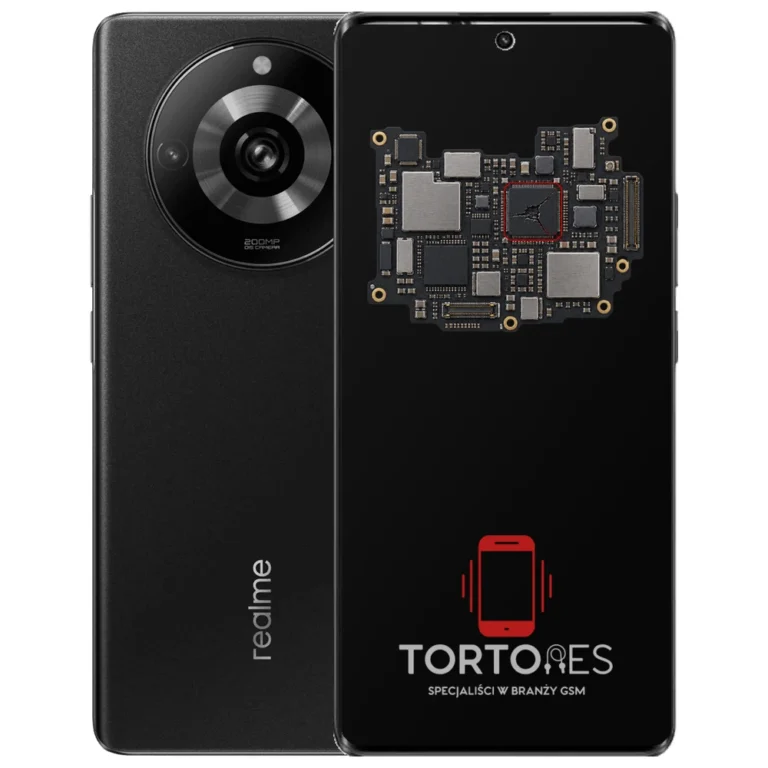 Realme 11 Pro+ 5G z ilustracją płyty głównej - naprawa płyty głównej