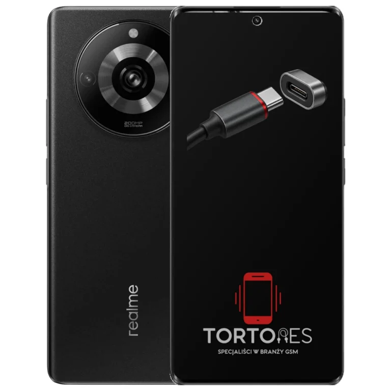 Realme 11 Pro+ 5G z ilustracją złącza ładowania - naprawa złącza ładowania
