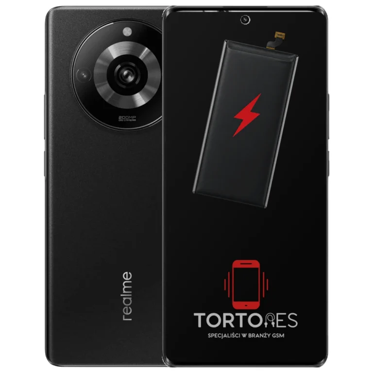 Realme 11 Pro+ 5G z ilustracją baterii - wymiana baterii