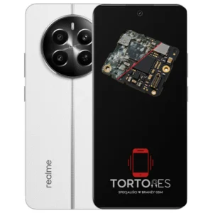 Realme 12+ 5G z ilustracją zalania - czyszczenie po zalaniu
