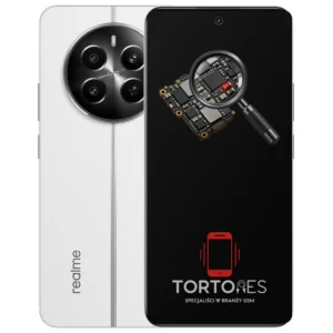 Realme 12+ 5G z symbolem diagnostyki - diagnoza telefonu