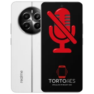 Realme 12+ 5G z symbolem mikrofonu - naprawa mikrofonu