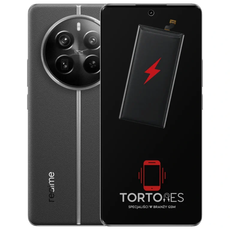 Realme 12 Pro+ 5G z ilustracją baterii - wymiana baterii