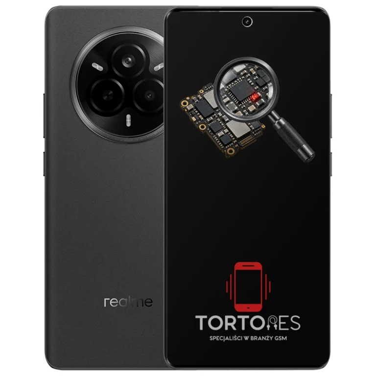 Realme 14 Pro 5G z symbolem diagnostyki - diagnoza telefonu