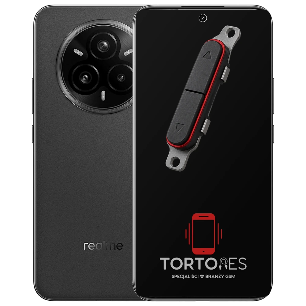Realme 14 Pro+ 5G z symbolem przycisków - naprawa przycisków włączania i głośności
