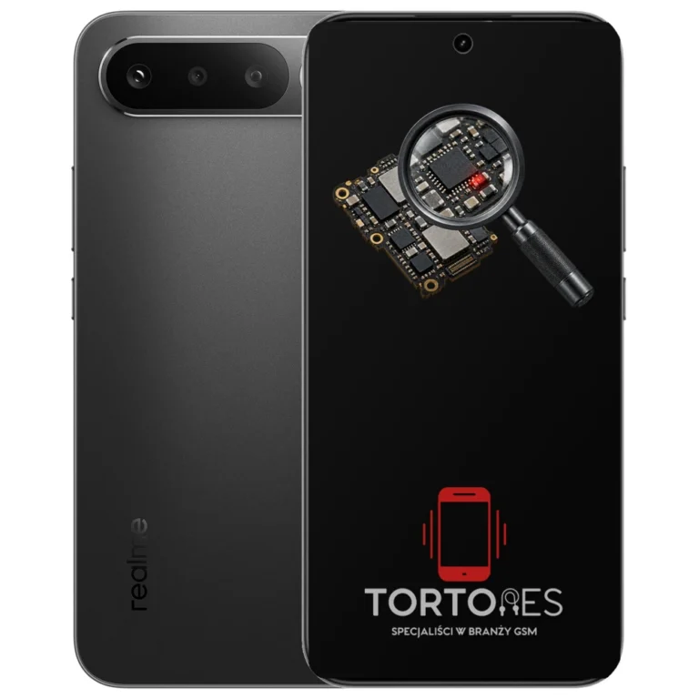 Realme 16 5G z symbolem diagnostyki - diagnoza telefonu