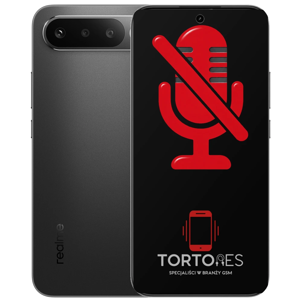 Realme 16 5G z symbolem mikrofonu - naprawa mikrofonu