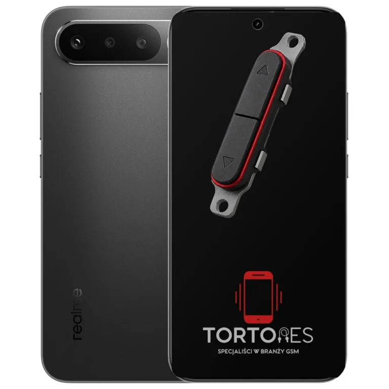 Realme 16 5G z symbolem przycisków - naprawa przycisków włączania i głośności