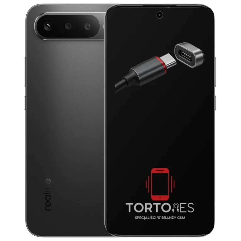 Realme 16 5G z ilustracją złącza ładowania - naprawa złącza ładowania