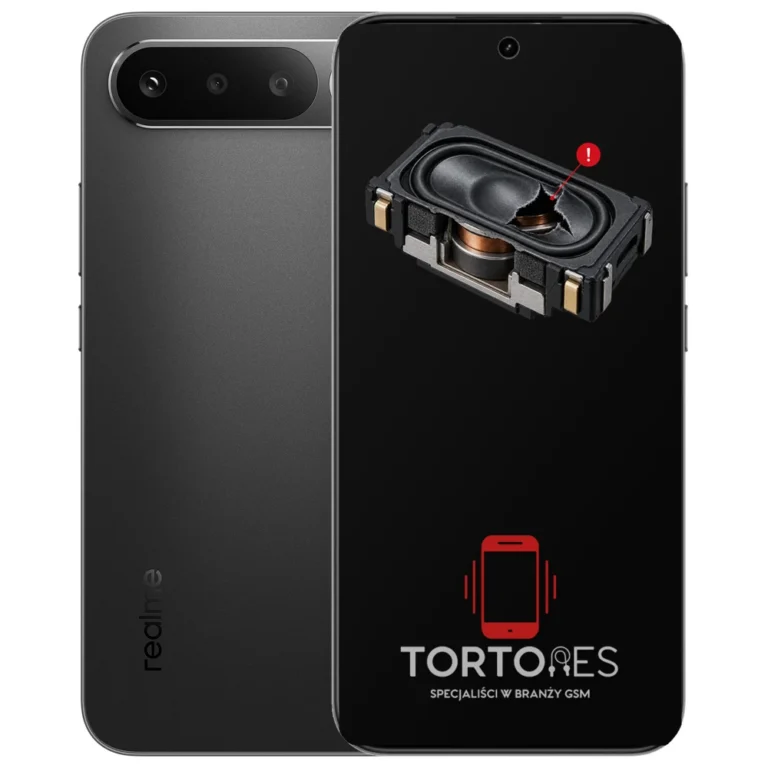 Realme 16 5G z symbolem głośnika multimedialnego - wymiana głośnika multimedialnego