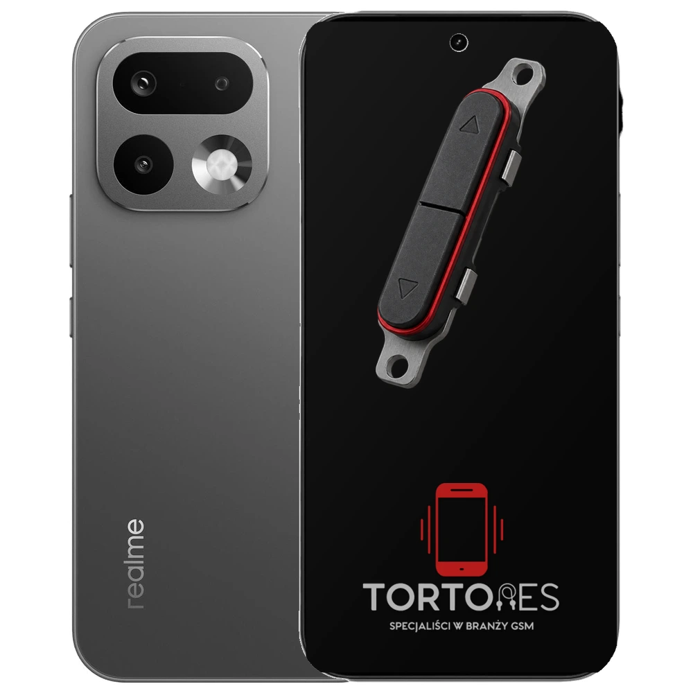Realme 16 Pro 5G z symbolem przycisków - naprawa przycisków włączania i głośności