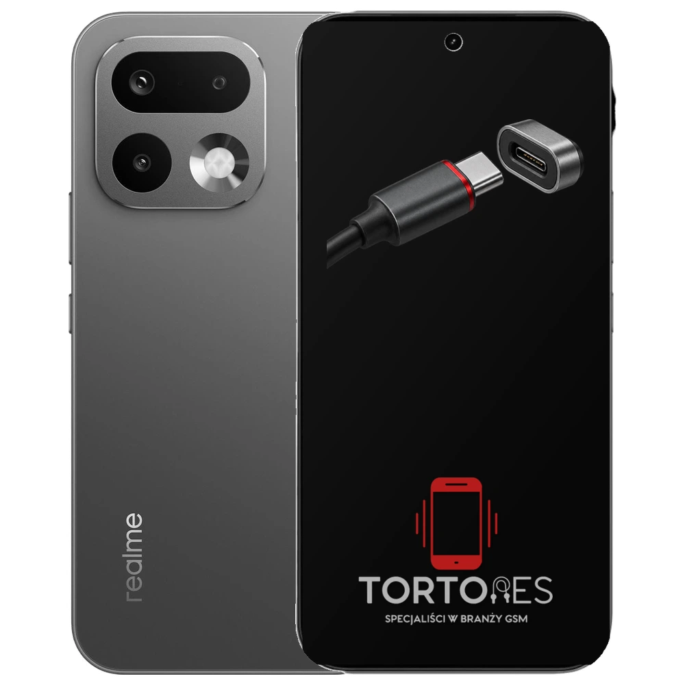 Realme 16 Pro 5G z ilustracją złącza ładowania - naprawa złącza ładowania