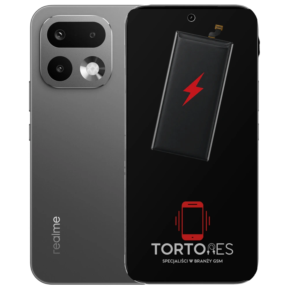 Realme 16 Pro 5G z ilustracją baterii - wymiana baterii